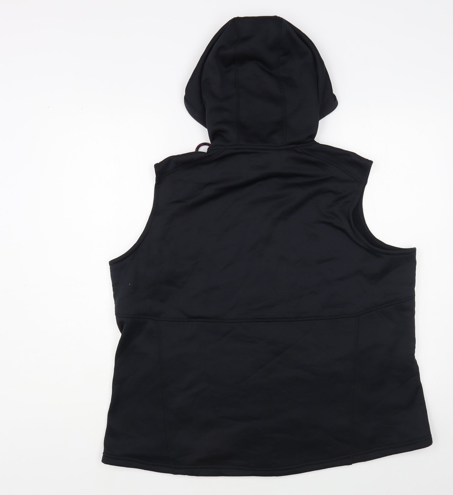 Dunnes Stores Womens Black Polyester Full Zip Hoodie Size XL Zip
