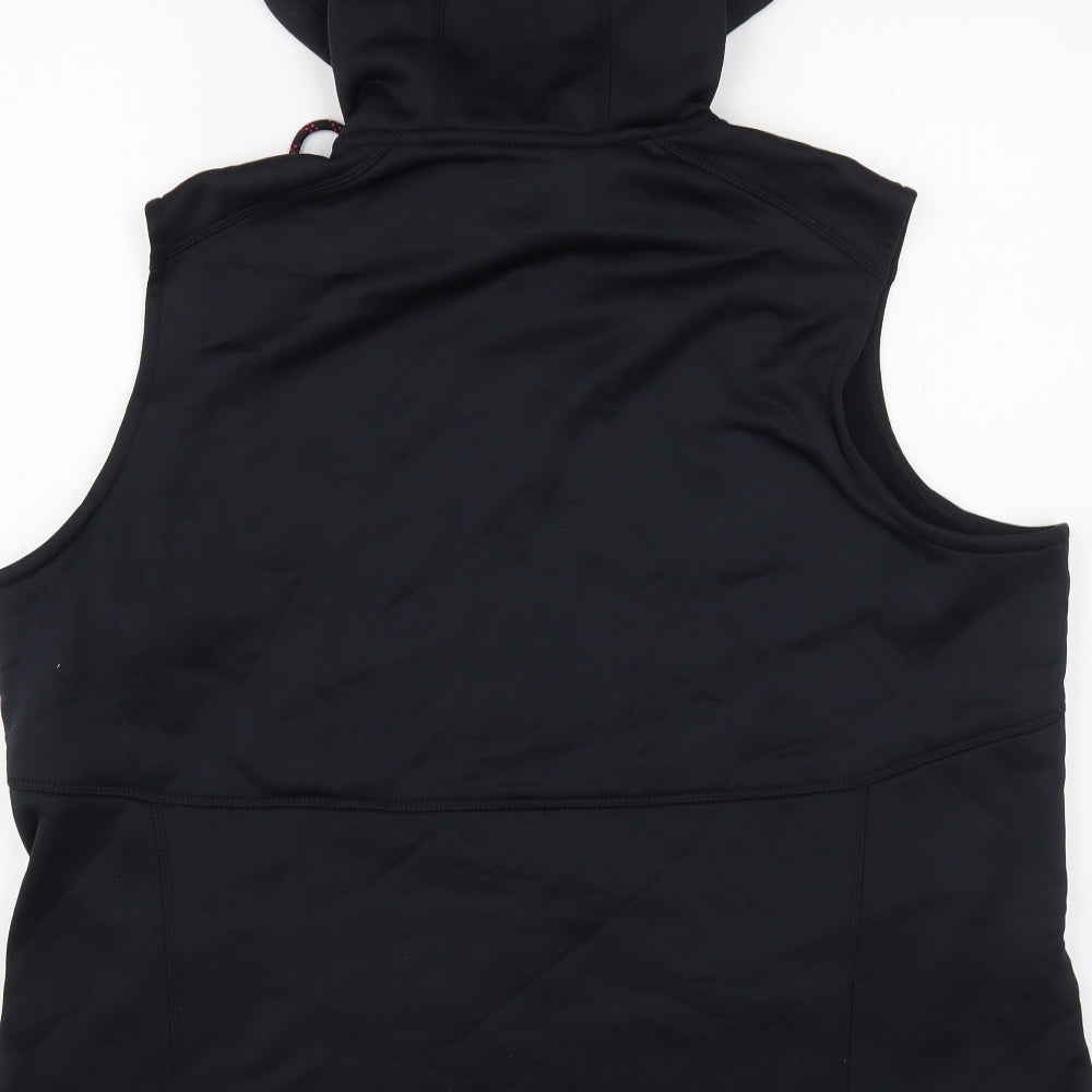 Dunnes Stores Womens Black Polyester Full Zip Hoodie Size XL Zip