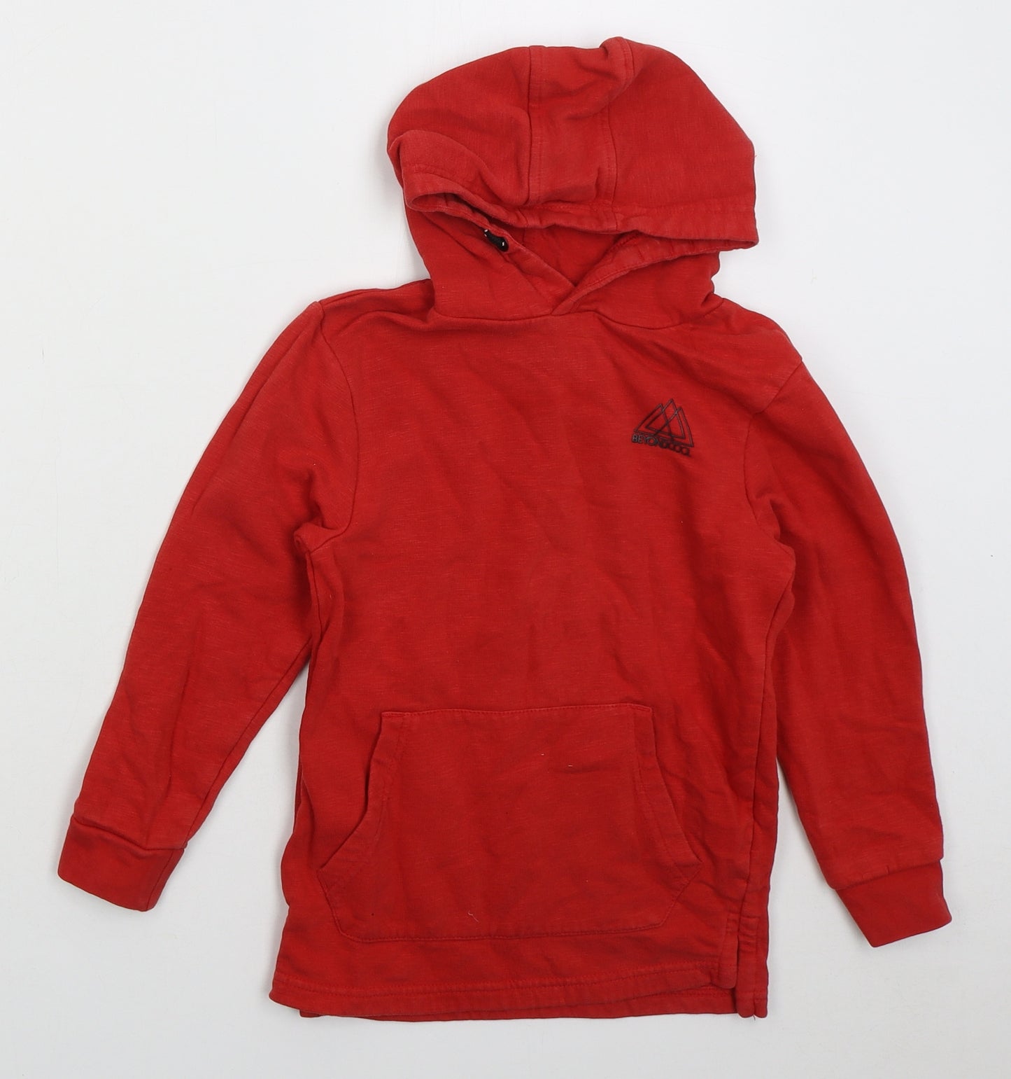 George Boys Red Cotton Pullover Hoodie Size 6-7 Years Pullover