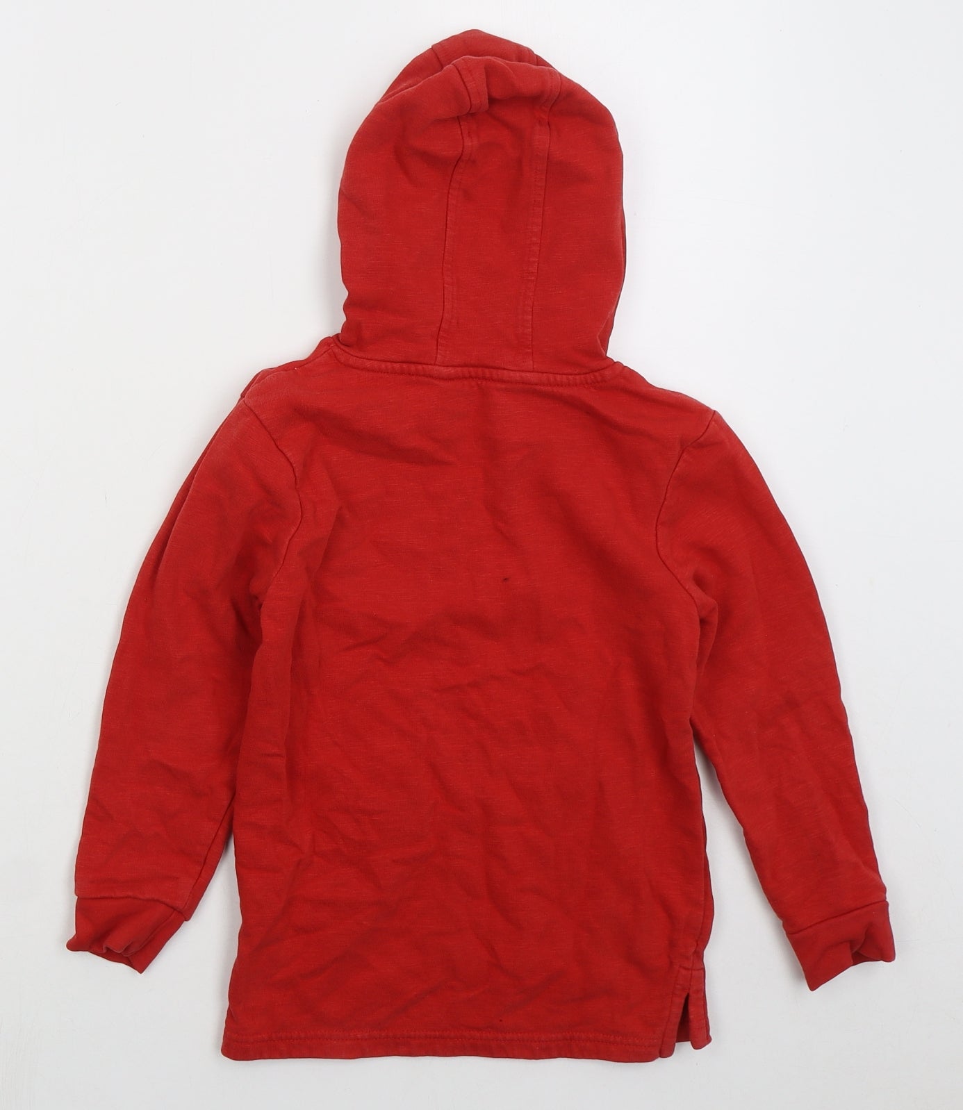 George Boys Red Cotton Pullover Hoodie Size 6-7 Years Pullover
