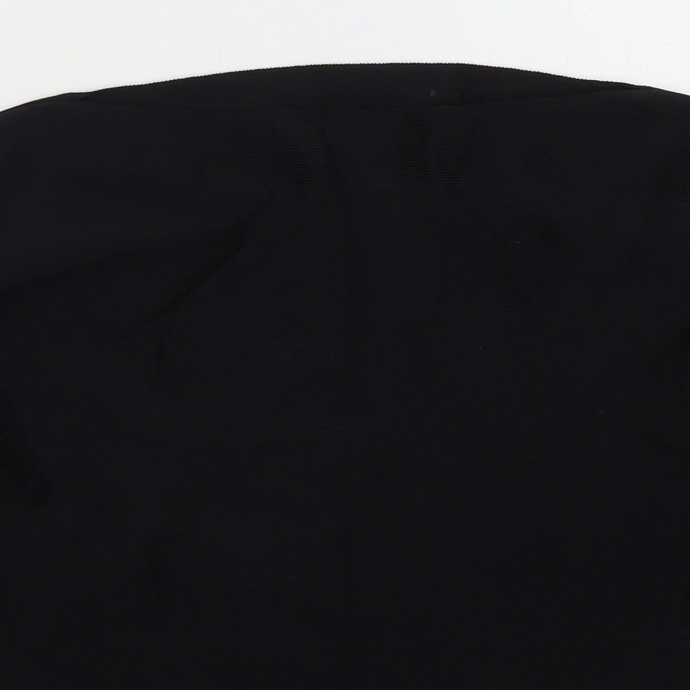 Paul Costelloe Womens Black Boat Neck Viscose Pullover Jumper Size S