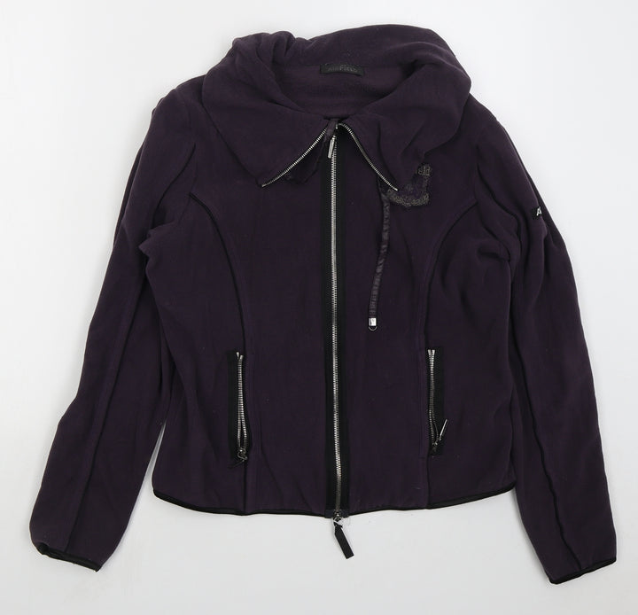 Airfield Womens Purple Jacket Size 12 Zip