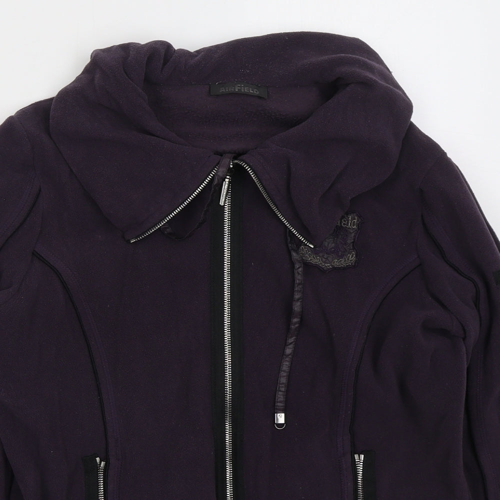 Airfield Womens Purple Jacket Size 12 Zip