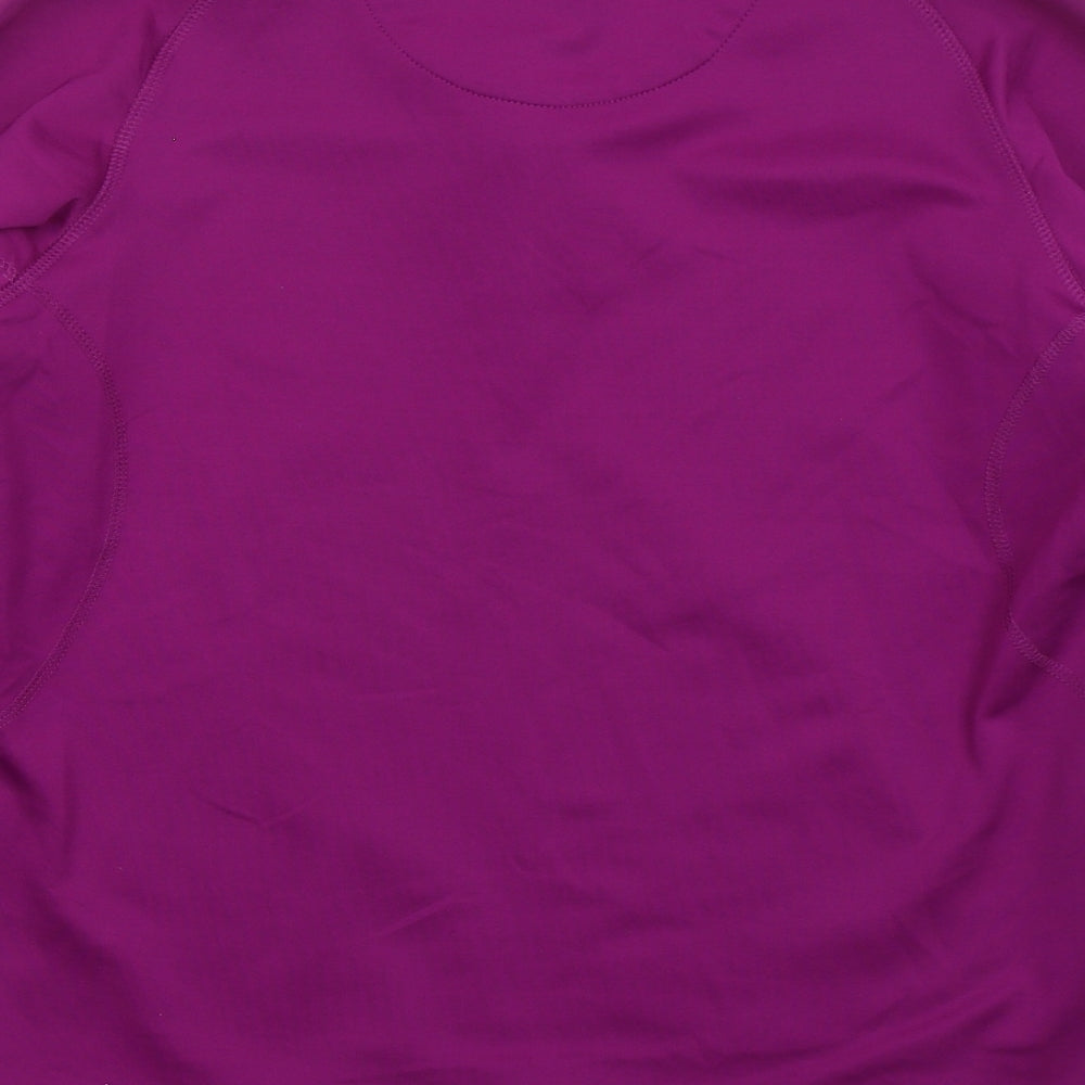 Dare 2B Womens Pink Polyester Pullover Sweatshirt Size 14 Zip