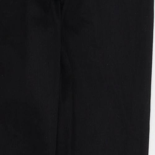 Bonmarché Womens Black Cotton Skinny Jeans Size 10 L29 in Regular Button