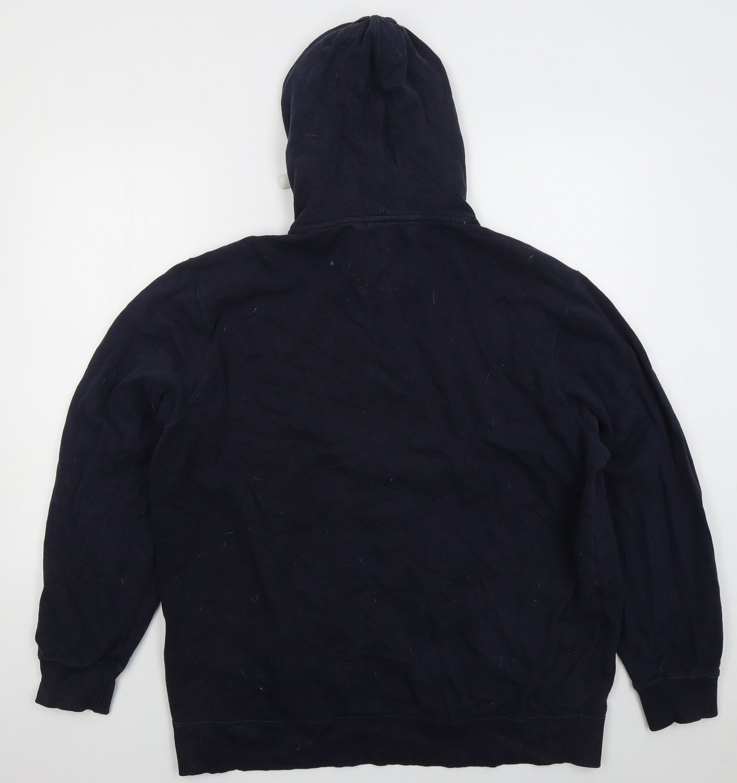 George Mens Blue Cotton Pullover Hoodie Size XL - Oklahoma