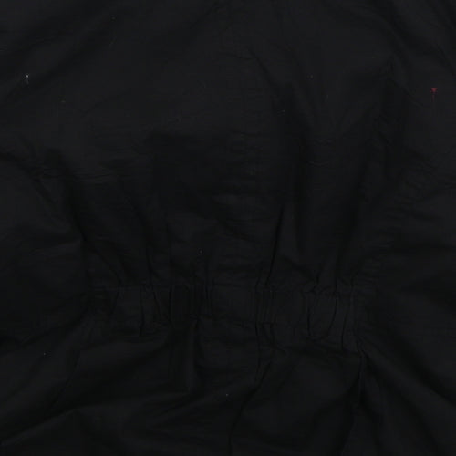 Pretty In The City Womens Black Jacket Size 12 Button