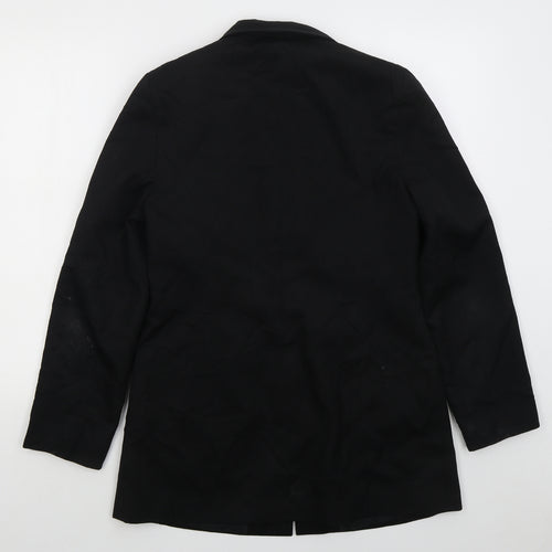 Dorothy Perkins Womens Black Polyester Jacket Suit Jacket Size 12