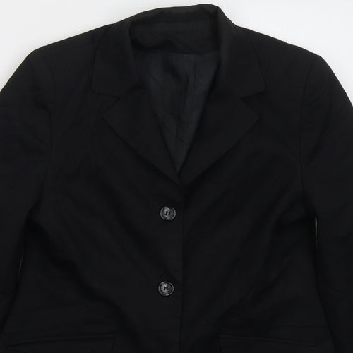 Dorothy Perkins Womens Black Polyester Jacket Suit Jacket Size 12