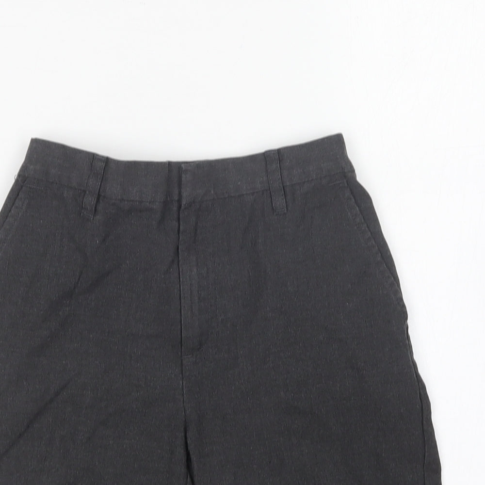 TU Boys Grey Polyester Chino Shorts Size 7 Years Regular