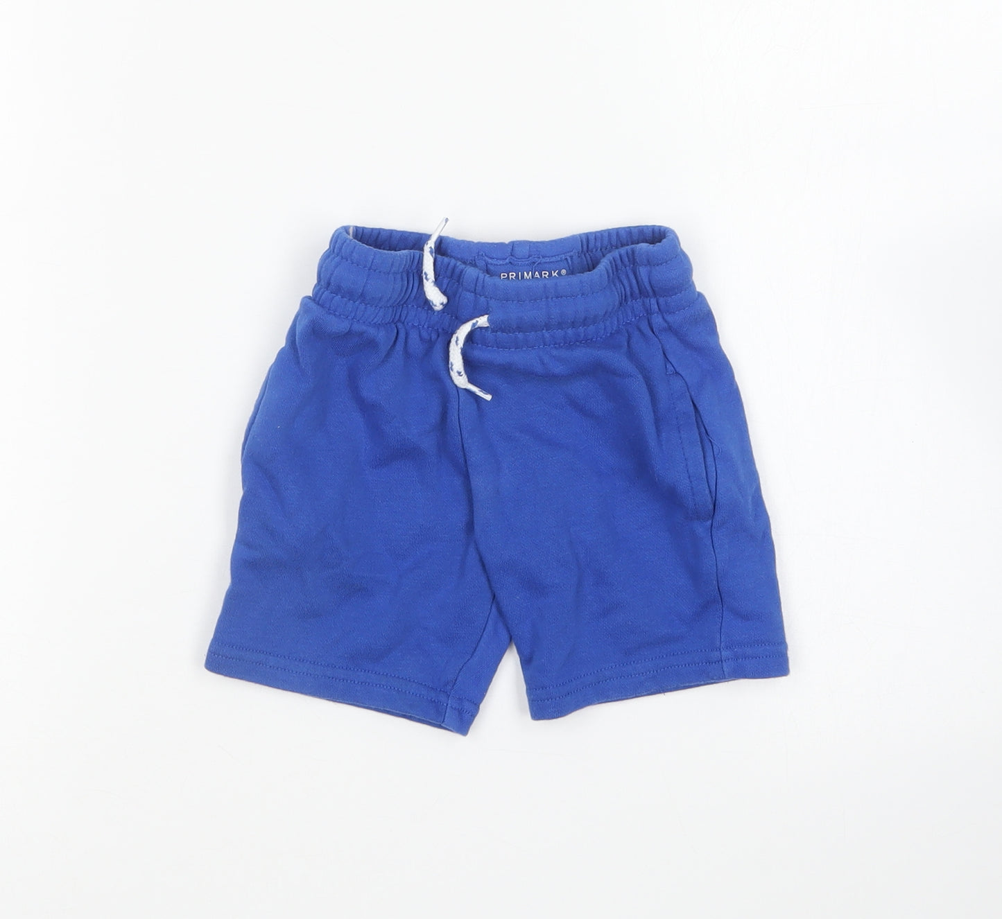 Primark Boys Blue Cotton Cropped Trousers Size 18-24 Months