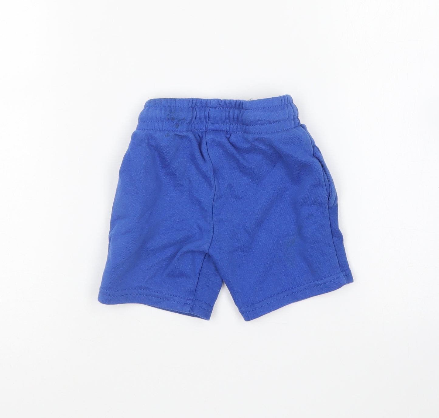 Primark Boys Blue Cotton Cropped Trousers Size 18-24 Months
