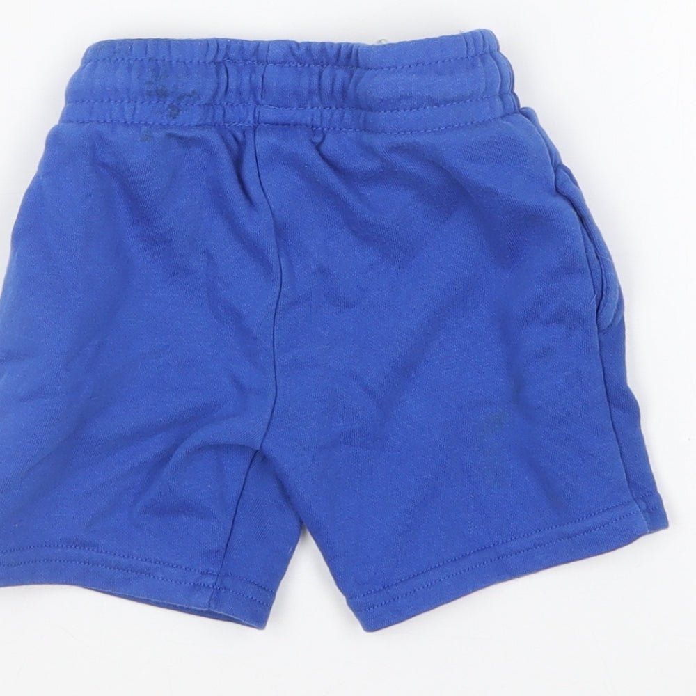 Primark Boys Blue Cotton Cropped Trousers Size 18-24 Months