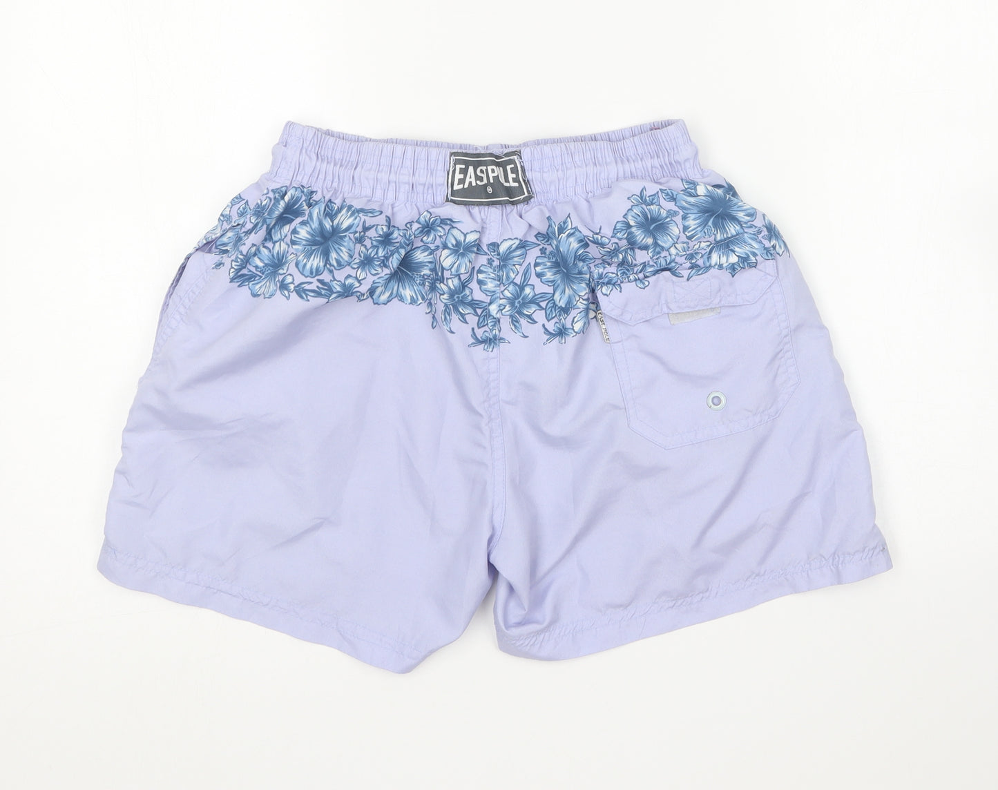 East Pole Mens Purple Polyester Sweat Shorts Size M L6 in Regular