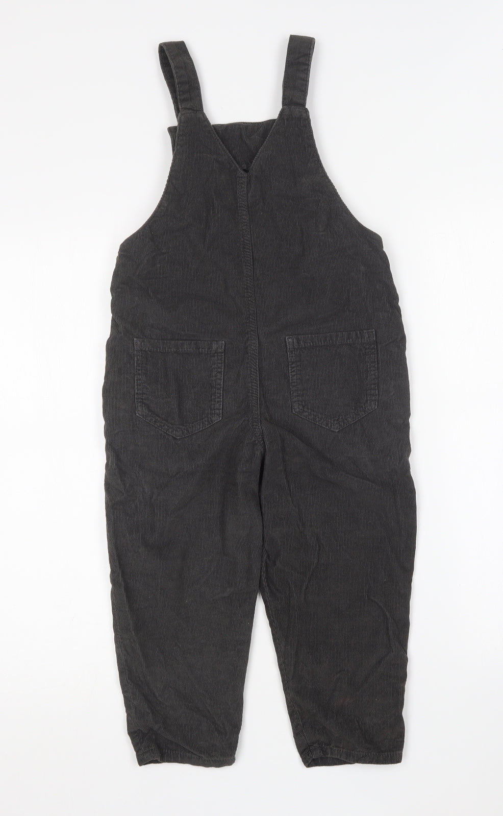 NEXT Girls Brown Cotton Dungaree One-Piece Size 6 Years