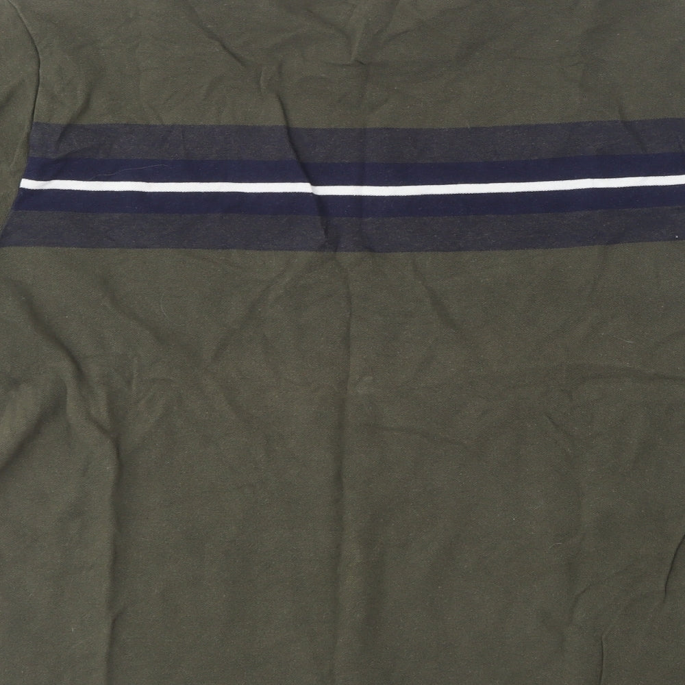 Tottenham Hotspur F.C. Mens Green Cotton T-Shirt Size L Round Neck - Tottenham Hotspur