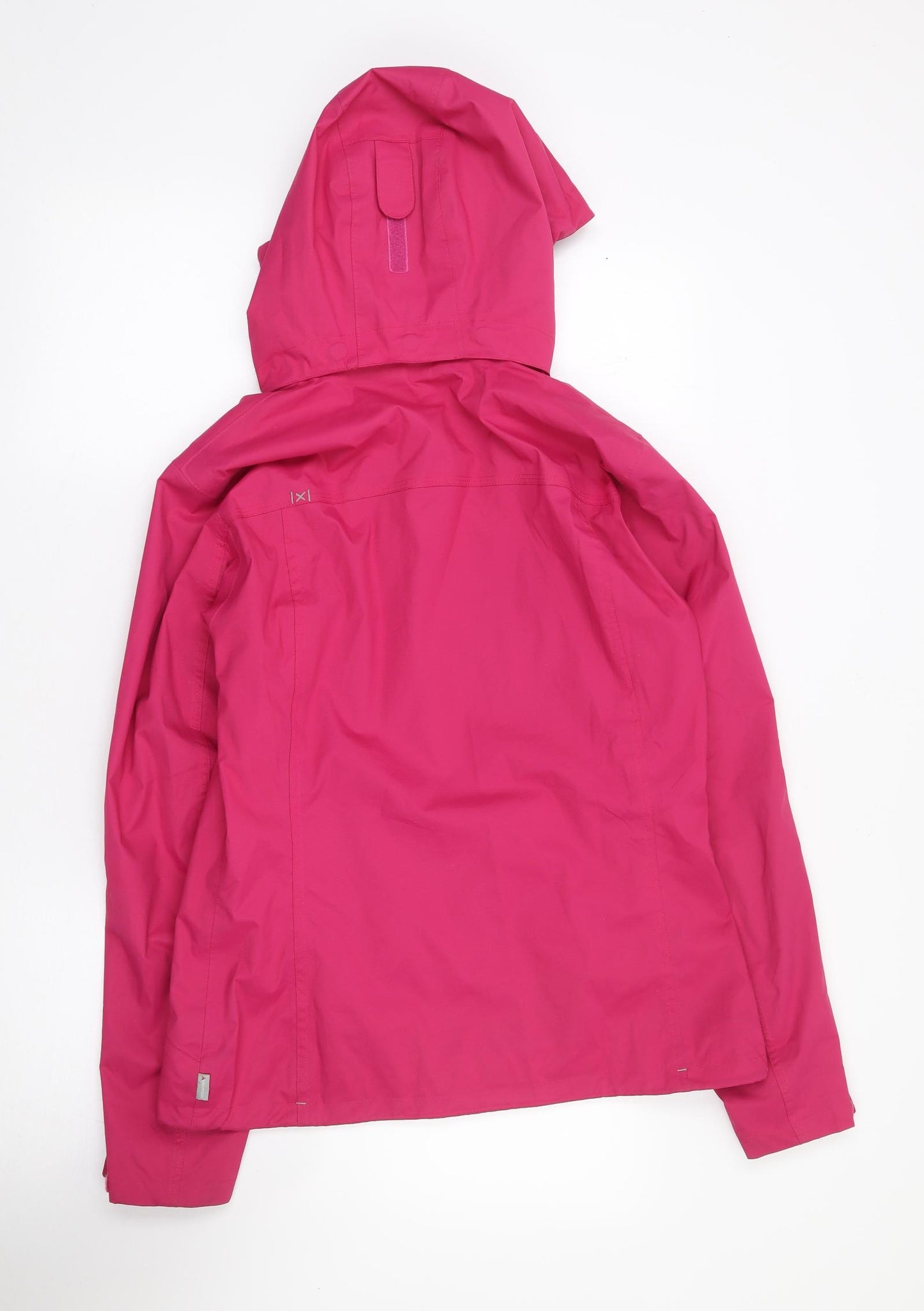 oxylane Womens Pink Rain Coat Coat Size M Zip