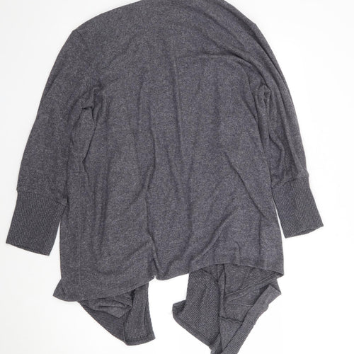 George Womens Grey V-Neck Viscose Cardigan Jumper Size XL
