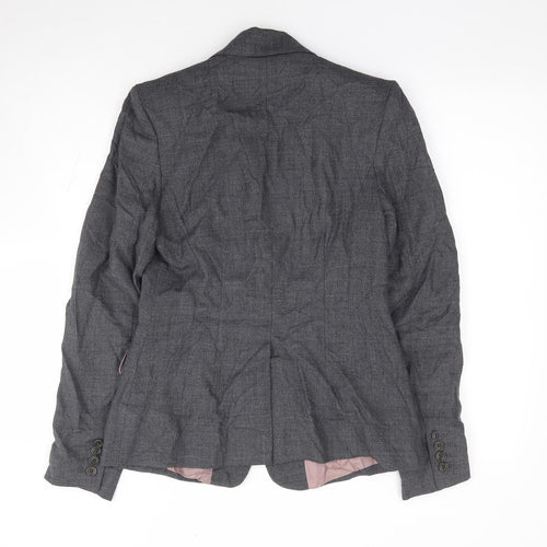 French Connection Womens Grey Wool Jacket Suit Jacket Size 12