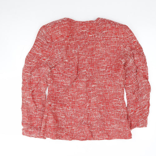 EPS by Episode Womens Red Flecked Viscose Jacket Suit Jacket Size 10