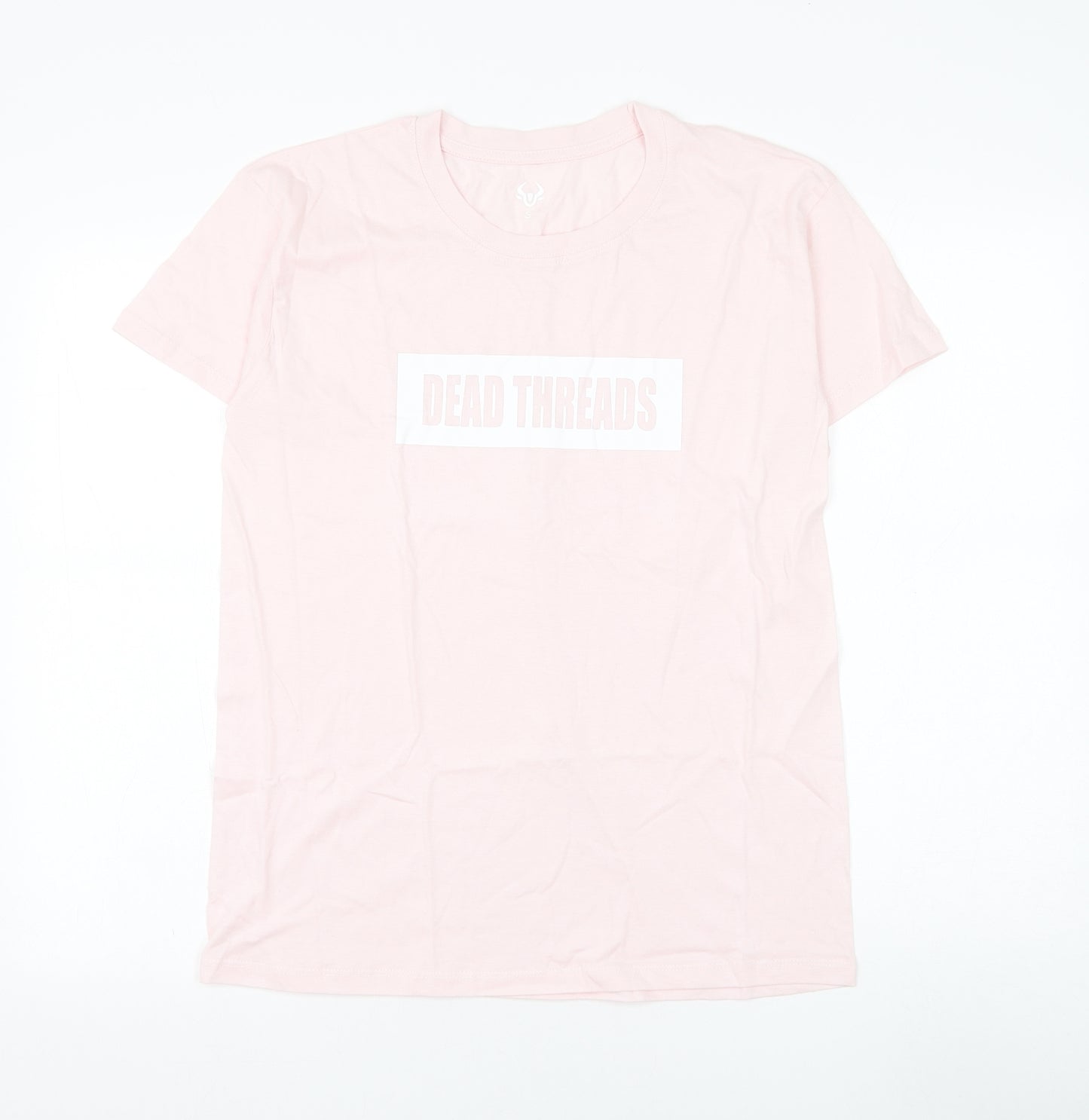 Dead threads Womens Pink Polyester Basic T-Shirt Size S Round Neck
