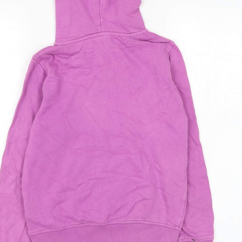 The North Face Girls Purple Cotton Pullover Hoodie Size S Pullover