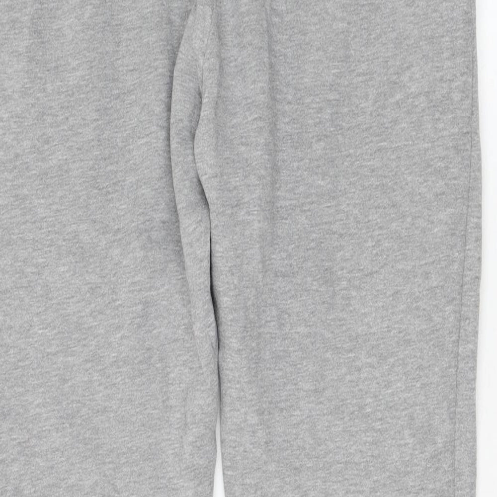 ellesse Mens Grey Cotton Jogger Trousers Size S L26 in Regular Drawstring