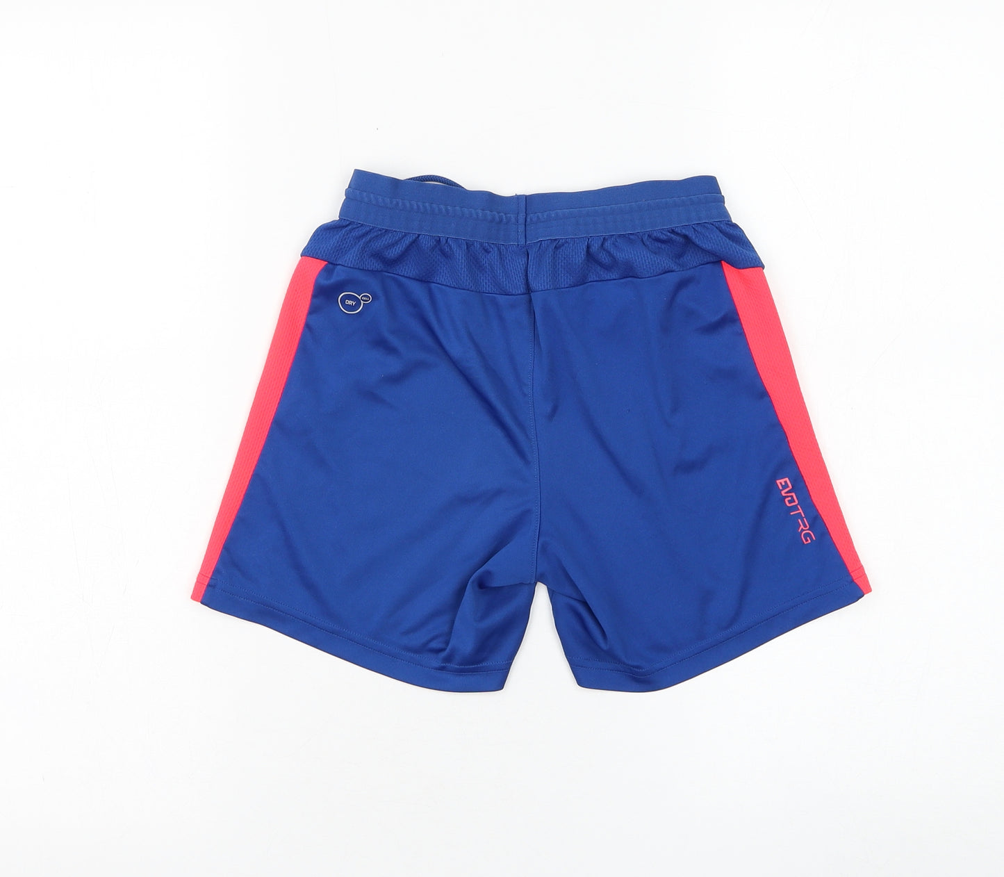 PUMA Boys Blue Polyester Sweat Shorts Size 9-10 Years Regular