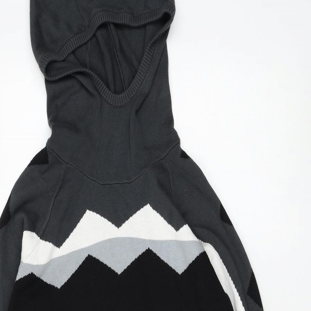 Gap Mens Black Cotton Pullover Hoodie Size L