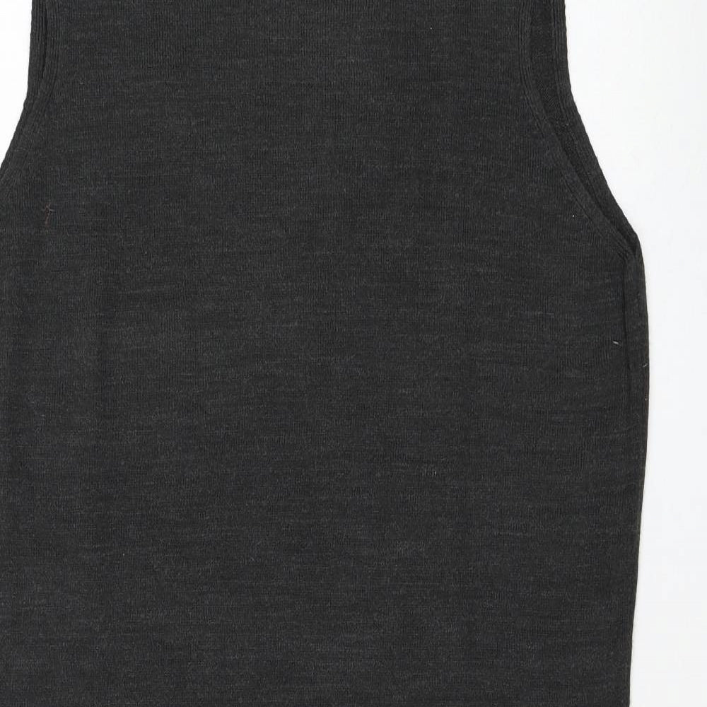 Fat Face Womens Grey Acrylic Shift Size L Round Neck Pullover