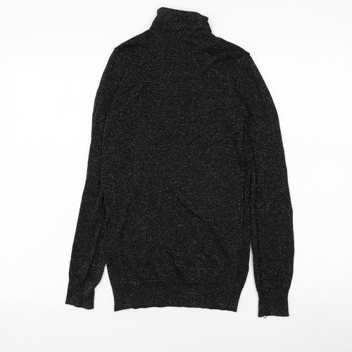 Atmosphere Womens Black Roll Neck Viscose Pullover Jumper Size 8