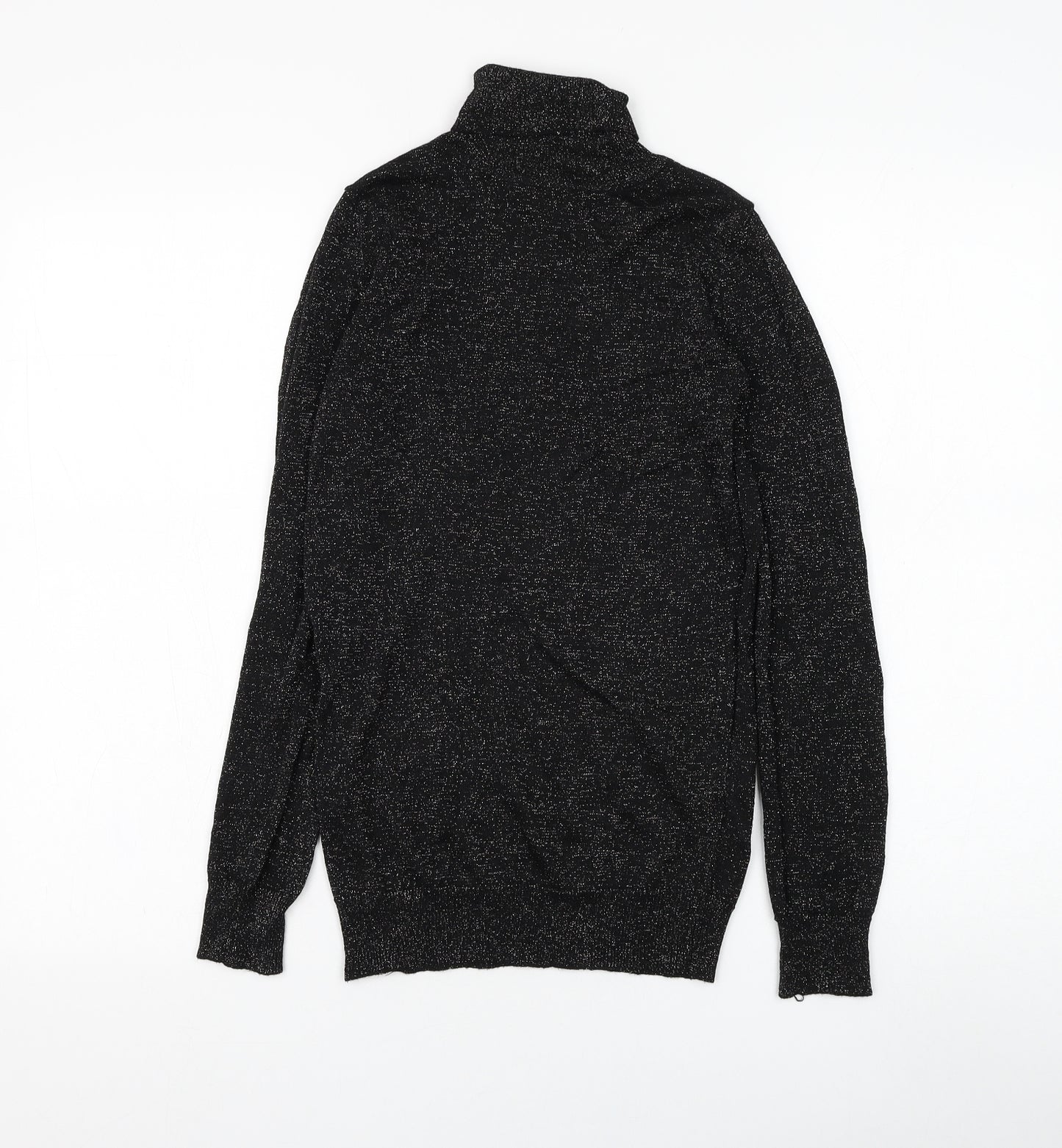 Atmosphere Womens Black Roll Neck Viscose Pullover Jumper Size 8