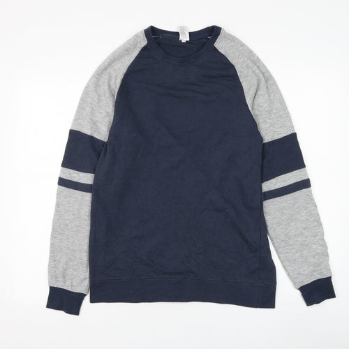 Clothing & Co Mens Grey Polyester Pullover Sweatshirt Size XS