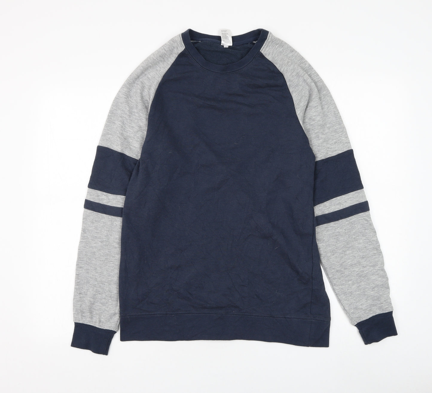 Clothing & Co Mens Grey Polyester Pullover Sweatshirt Size XS