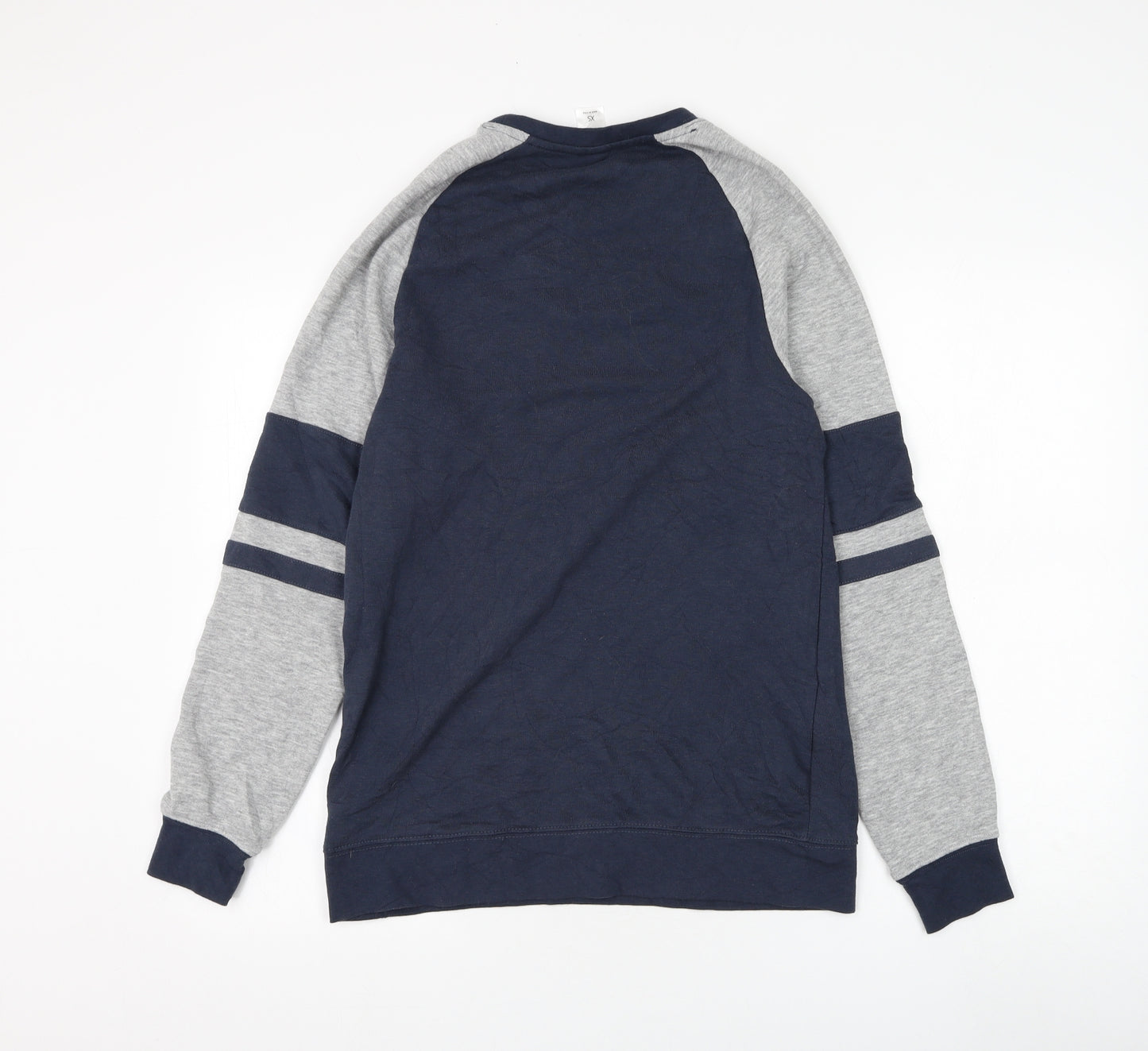 Clothing & Co Mens Grey Polyester Pullover Sweatshirt Size XS