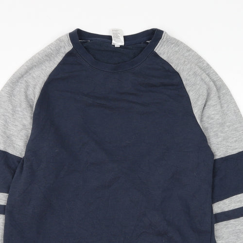 Clothing & Co Mens Grey Polyester Pullover Sweatshirt Size XS