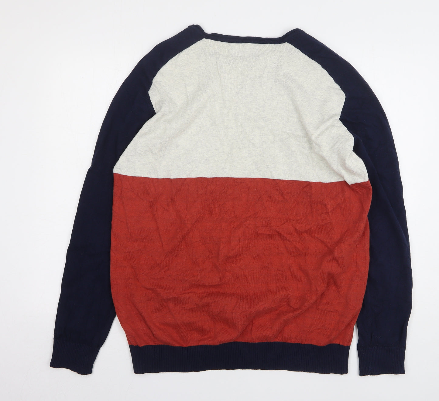 Springfield Mens Multicoloured Polyester Pullover Sweatshirt Size 2XL