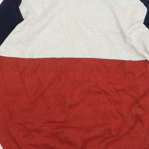 Springfield Mens Multicoloured Polyester Pullover Sweatshirt Size 2XL