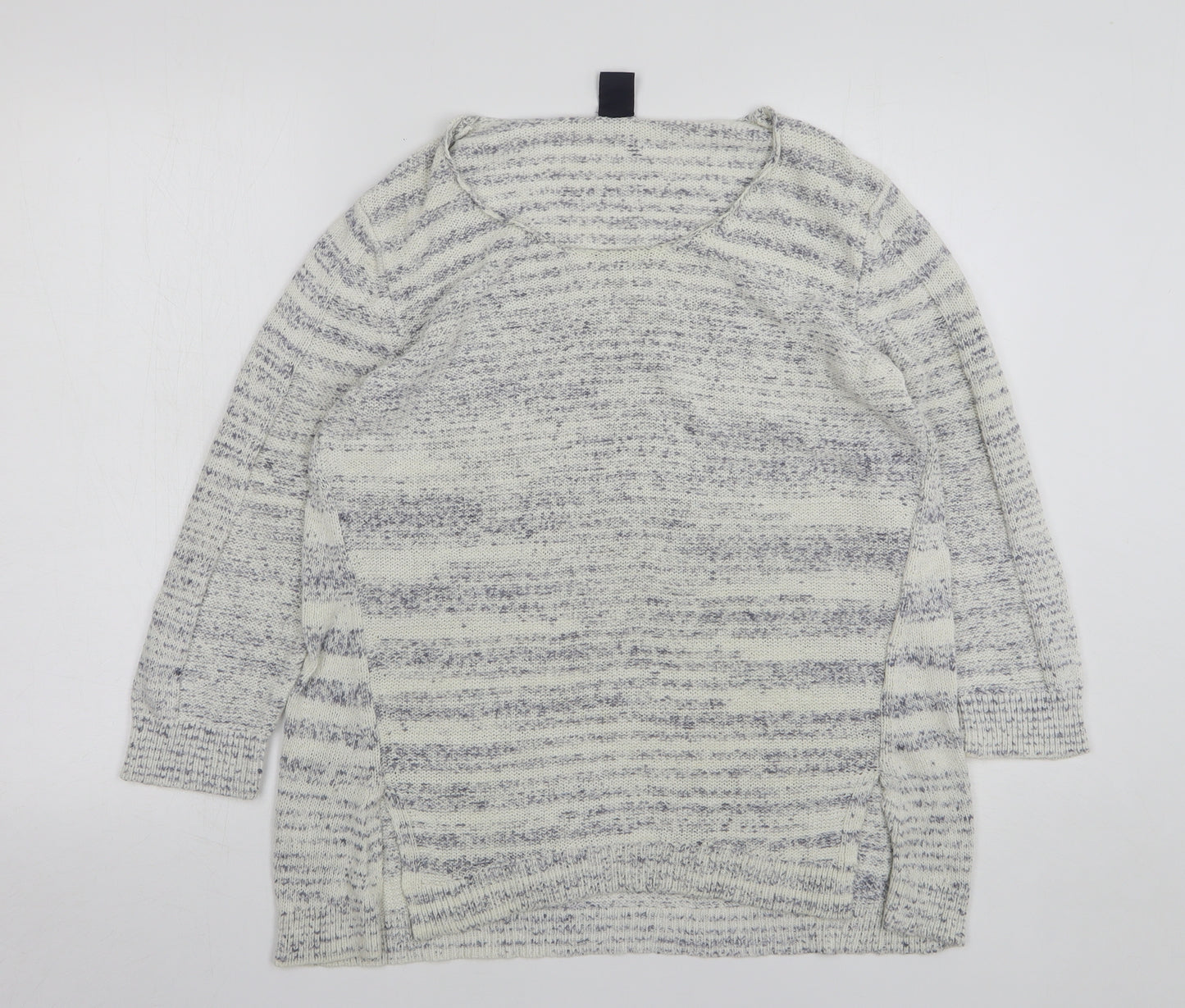 Gap Womens Multicoloured Round Neck Geometric Polyester Pullover Jumper Size S