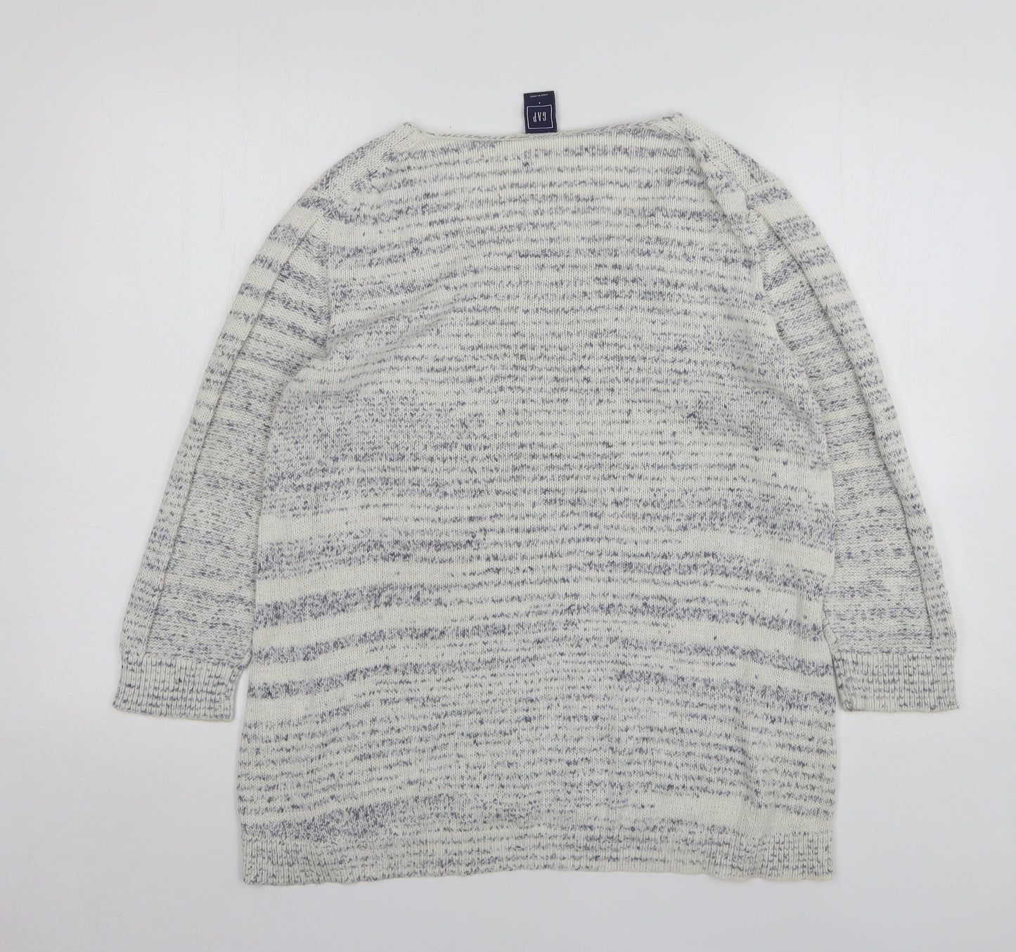 Gap Womens Multicoloured Round Neck Geometric Polyester Pullover Jumper Size S