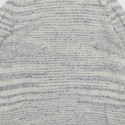 Gap Womens Multicoloured Round Neck Geometric Polyester Pullover Jumper Size S