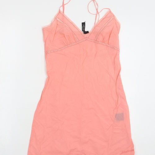 All Saints Womens Pink Cotton Camisole Tank Size 8 V-Neck