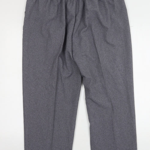 Happit Womens Grey Polyester Cropped Trousers Size 22 L26 in Regular