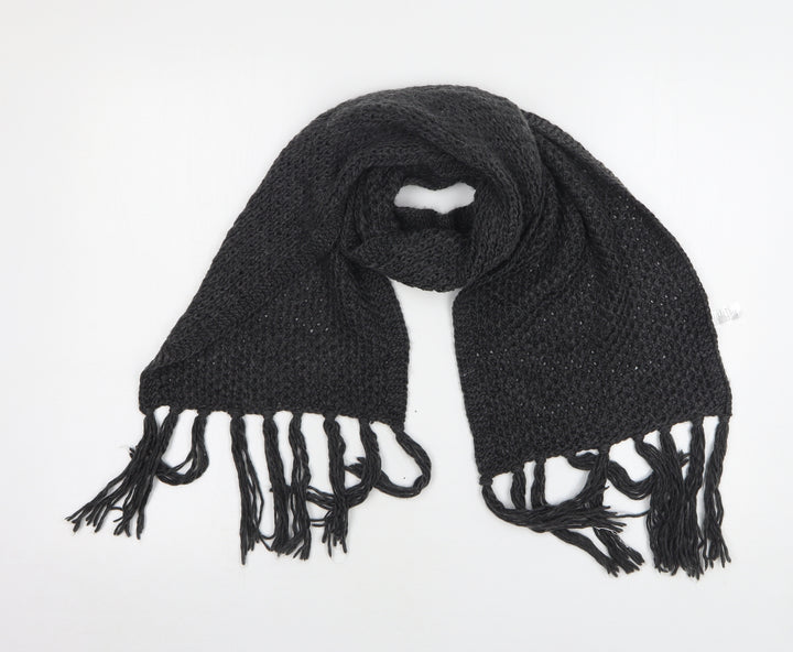 Preworn Womens Grey Acrylic Scarf