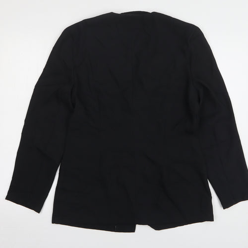 Berkertex Womens Black Polyester Jacket Suit Jacket Size 12