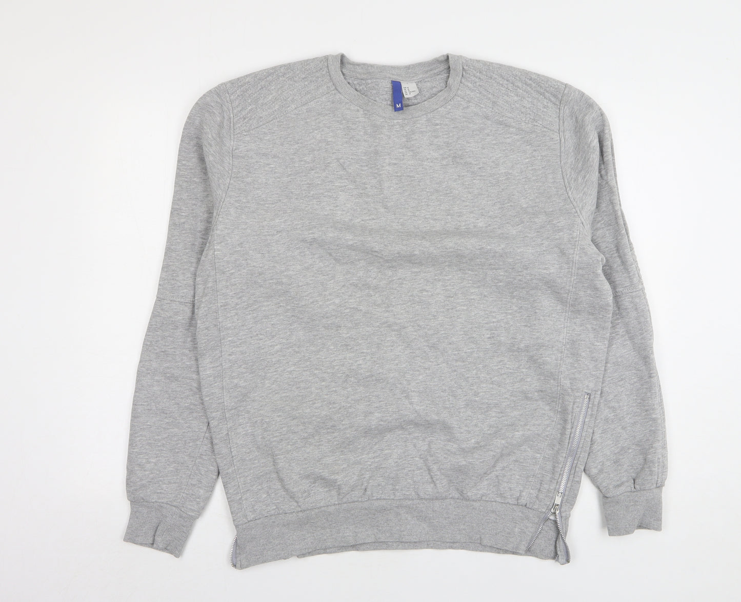 H&M Mens Grey Cotton Pullover Sweatshirt Size M
