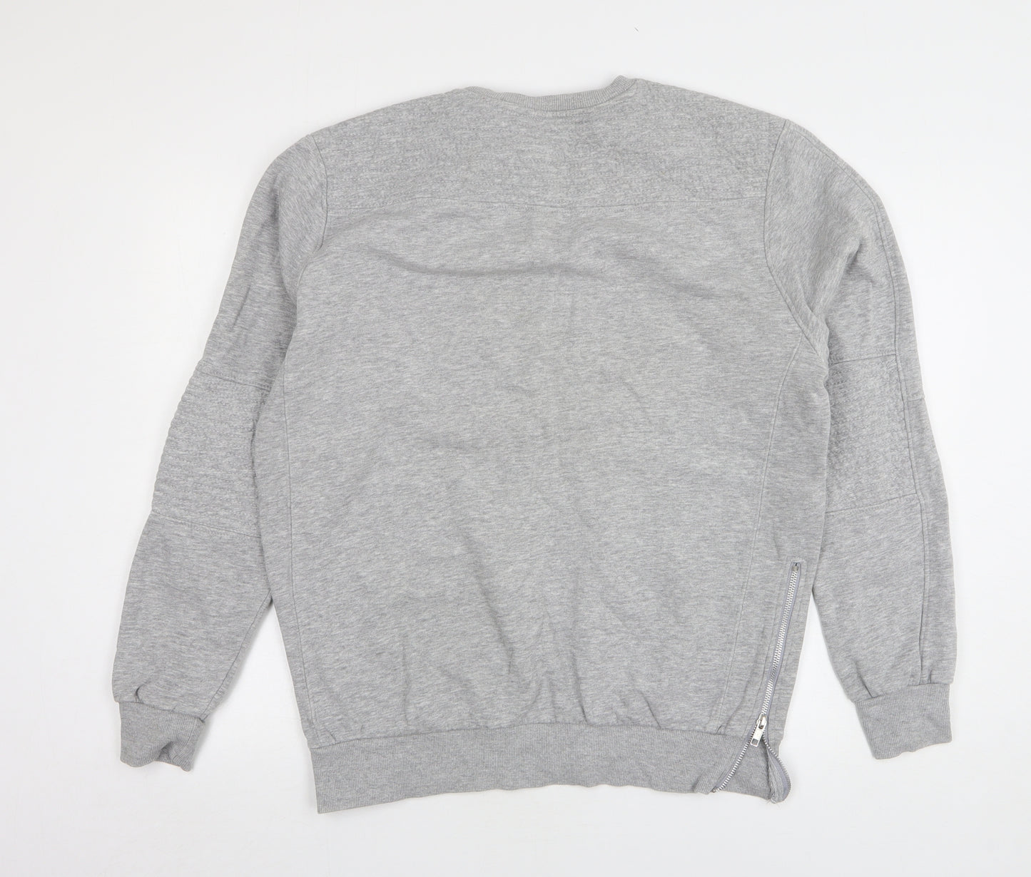H&M Mens Grey Cotton Pullover Sweatshirt Size M