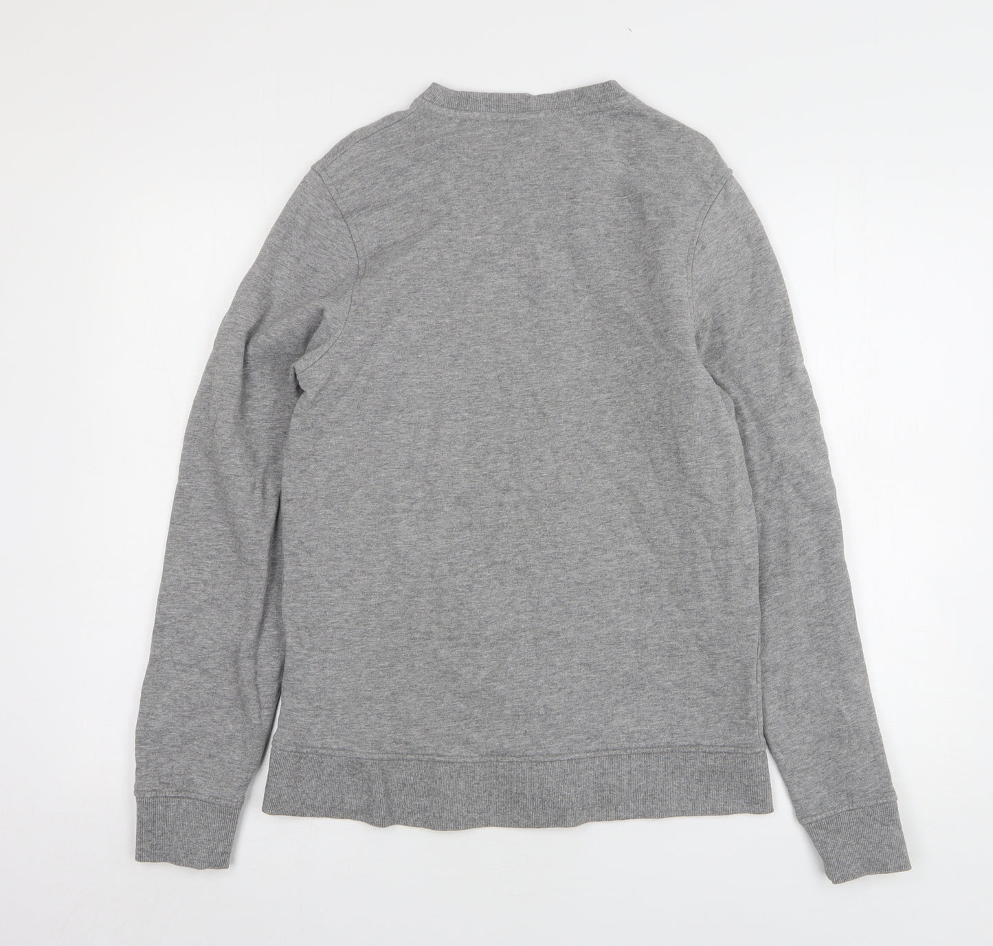 Janie and Jack Mens Grey Cotton Pullover Sweatshirt Size S