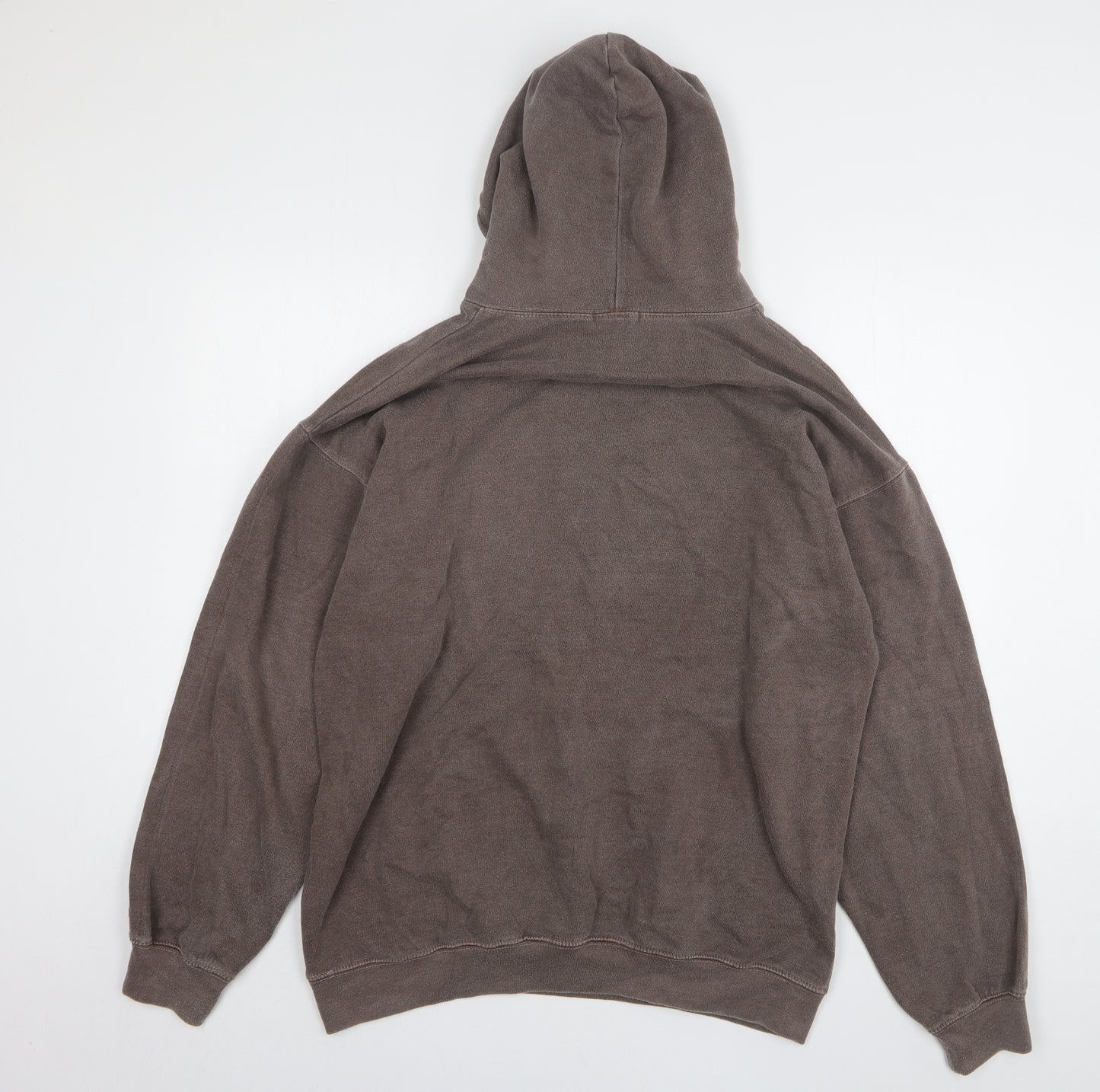 Boohoo Mens Brown Polyester Pullover Hoodie Size M