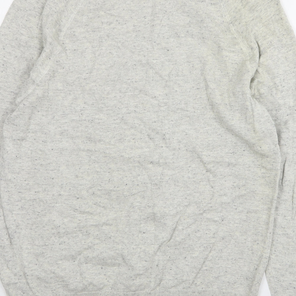 H&M Mens Grey Cotton Pullover Sweatshirt Size M